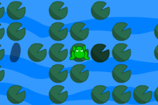 frog leap test game